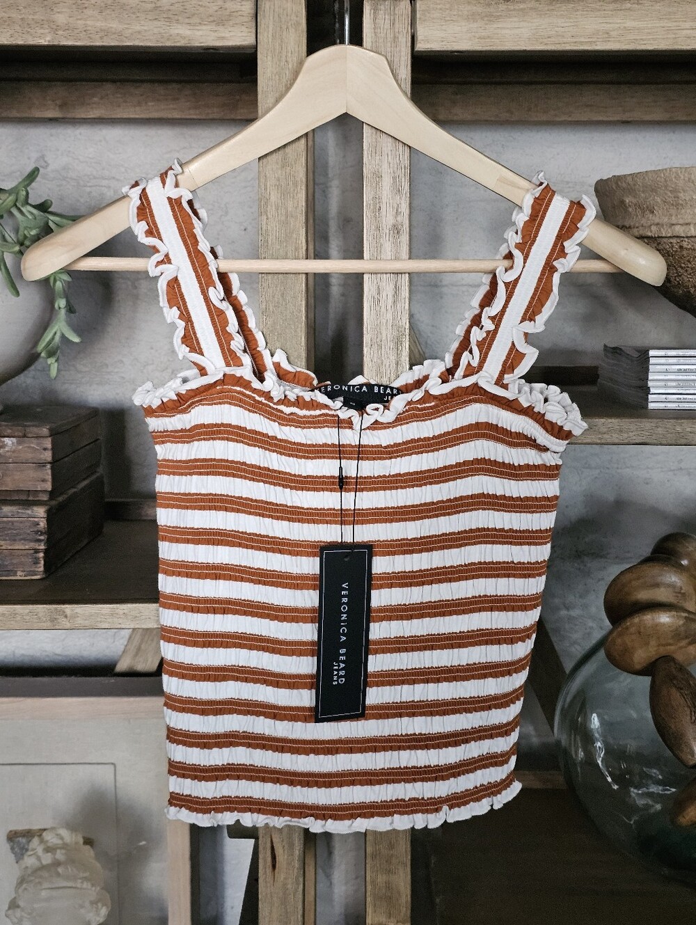 Veronica Beard Averie Sailor Top NWT Sz XS - Picture 11 of 13